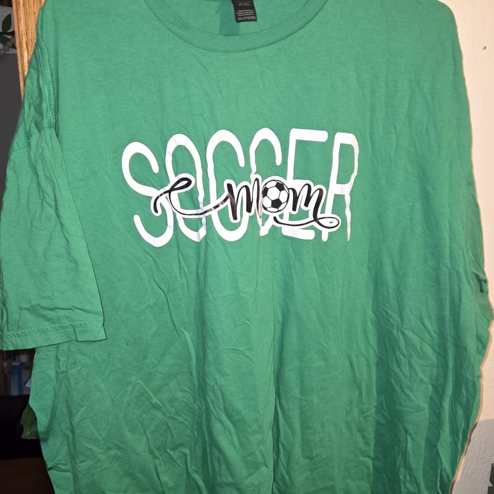 Green Soccer Mom T-Shirt